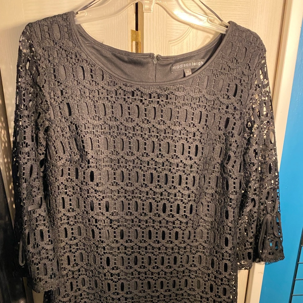 Black lacy dress